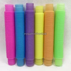 Фосфорная большая гофра антистресс (светится в темноте, растягивается, 15-60 см) JY001