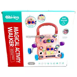 Игровой центр для малышей - бизиборд, музыкальная каталка и ходунки 6004