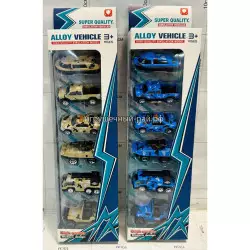 Машинки Военные (набор из 6 шт) в ассортименте 389-21