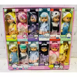 Куклы (6 видов) бокс из 12 шт JZ355B
