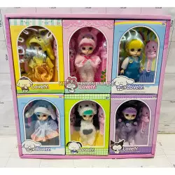 Куклы (6 видов) бокс из 6 шт JZ311A