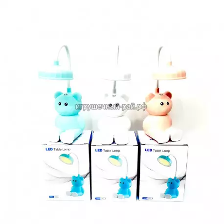 Настольная LED лампа Мишка 24801-3