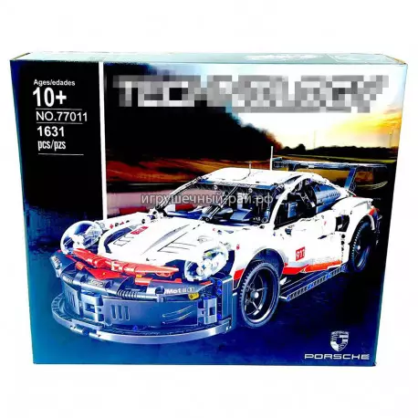 Конструктор Техник - Порше 911 / Porsche 911 RSR (1631 дет) 77011