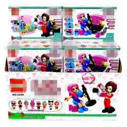 Конструкторы Куколка в шаре (JLB, 8 видов) бокс из 16 шт 7012H