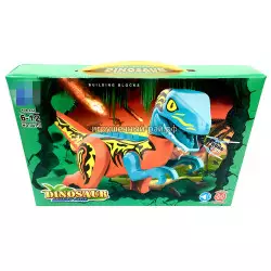 Конструктор Динозавр - Велоцираптор со звуком (Zuanma) 041-2