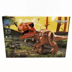 Конструктор - фигурка Динозавр со звуком - Тираннозавр (Zuanma, 29 см) 048-2