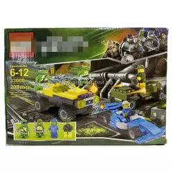 Конструктор Черепашки ниндзя - Доннатело и Рафаэль атакуют (QS08, 208 дет, 4 фигурки) 33008