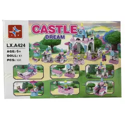 Конструктор Замок принцессы (LX, 6 в 1, 131 дет) LXA424