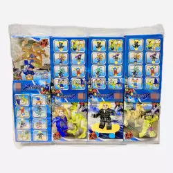 Конструкторы фигурки Супер-герои (ZT, 8 видов) упаковка из 8 шт 0869