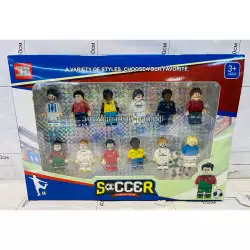 Фигурки Футболисты для конструктора (набор из 12 шт) 33106