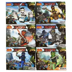 Конструкторы - фигурки Ниндзяго (Sstar, 6 видов, ~39 дет) бокс из 12 шт SX3026