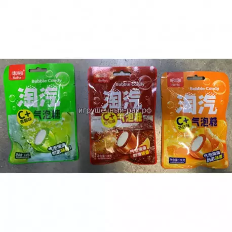 Кислые конфеты (уп. 20 шт, в каждой один вкус)