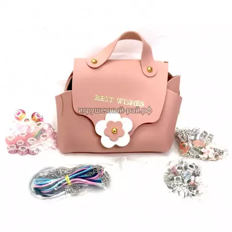 Сумочка с набором для плетения браслетов RL025